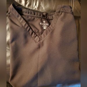 Large Black Scrub Top